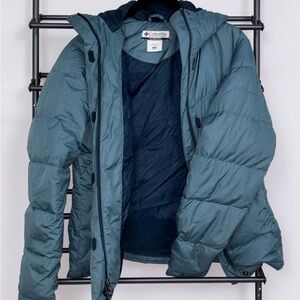 Columbia Blue Puffer Jacket